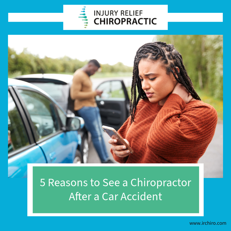 Person holding their neck in pain after a car accident, highlighting the need for a chiropractor.